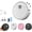 White, variant on 2026 New Mini Car Robot Vacuum Cleaner, Compact 3 in 1 Rechargeable Sweeping & Mopping Robot for Home and Car, Smart Auto Cleaning for Pet Hair, Dust, Hard Floors, Carpet, Desk