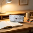 thumbnail image 5 of Hyknon Cute Bear Pencil Case, Large Capacity Aesthetic Pencil Pouch with Zipper, Portable Stationery Makeup Storage Bag for Classroom College Office, 5 of 6