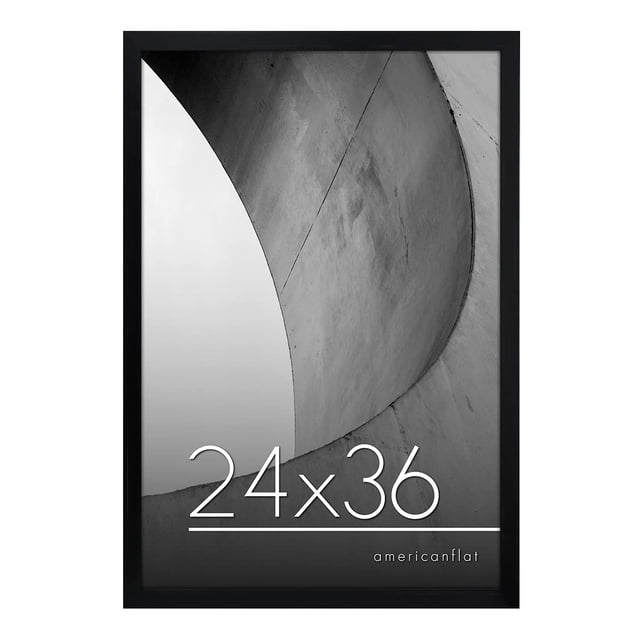 Marco para póster Americanflat 24 x 36 cm plexiglás negro