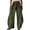 Blackish Green, variant on kaondbfi Spring Fall Essentials Casual Clothing Lady's Four Pocketed Double Printed Casual Pants Summer Casual Pants for Women