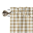 thumbnail image 7 of Lattice Simple Plaid Curtains for Living Room Bedroom Curtains Kitchen Curtains for the Kids Room Window Treatments Drapes, 7 of 7