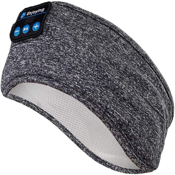 Schlafkopfh?rer, kabellos, Bluetooth-Sport-Stirnbandkopfh?rer mit ultradünnen HD-Stereolautsprechern, perfekt zum Schlafen, Training, Joggen, Yoga, Schlaflosigkeit, Flugreisen, Meditación