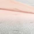 thumbnail image 5 of Lush Decor Glitter Ombre Metallic Print Comforter Blush/Gray 5Pc Set Full/Queen, 5 of 8