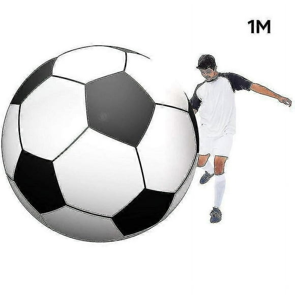 Ballon de Plage Géant Gonflable pour Enfants 1 m de Hauteur Énorme Ballon de Football Jumbo pour Fête/yy en Plein Air