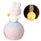 thumbnail image 4 of Luz nocturna táctil que cambia de color, lámpara de noche táctil de conejo lindo con tarro de dinero para decoración de escritorio, 4 of 8