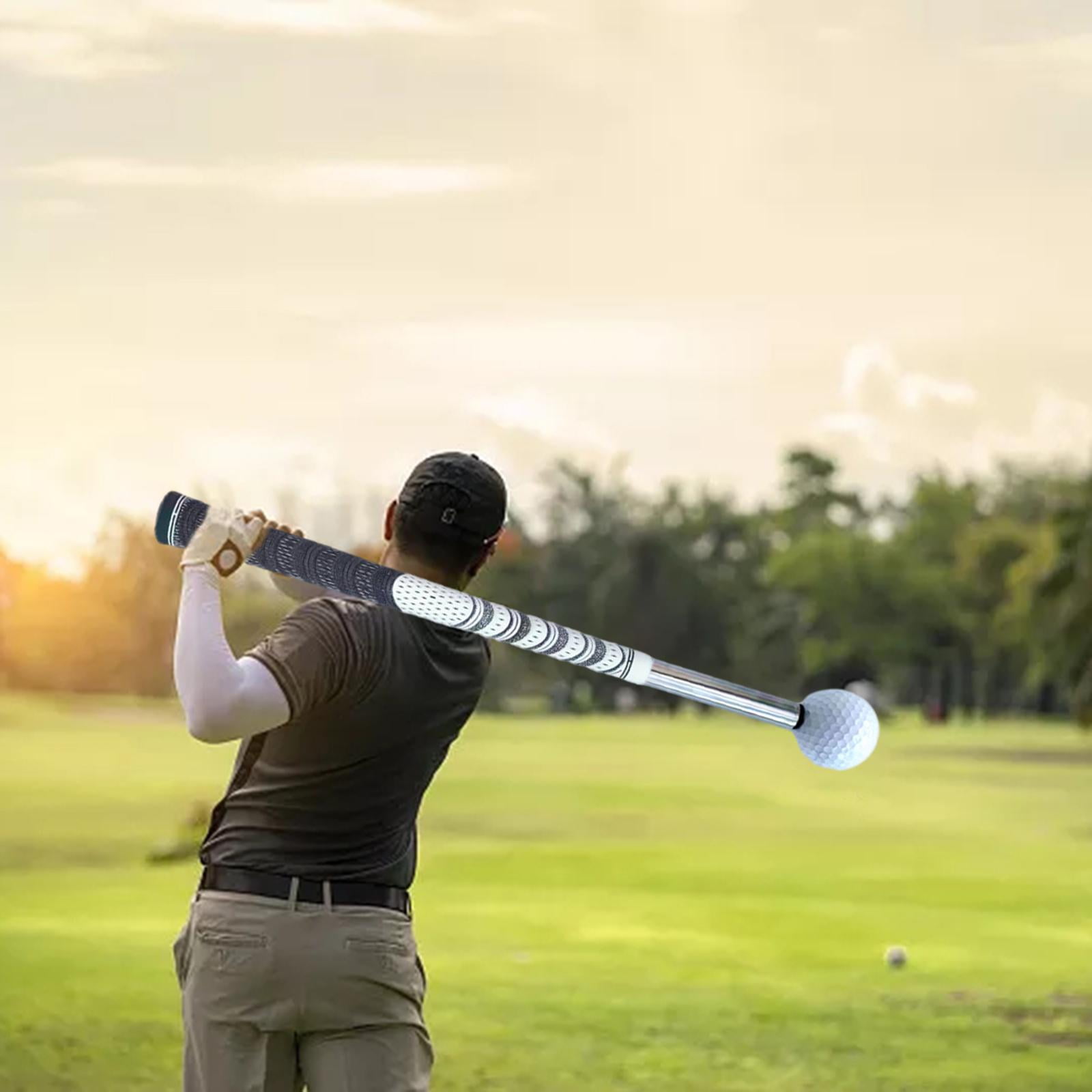 Golf Swing Trainer Golf Warm up Rod Comfortable Grip Durable Golf Swing Practice white