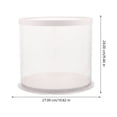 thumbnail image 6 of Monyance clear cake carrier Clear Cake Carrier 2pcs Round Cake Box 8" Bakery Display for Events(11.42X11.42X9.45Inches), 6 of 10