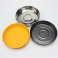 thumbnail image 2 of Stainless Steel Plate Tableware Creative Fries Plates Snack Plate Serving Plates Mini Dish for Kitchen (Yellow), 2 of 8