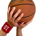 thumbnail image 4 of COUVER Embroidered White Number 27 Red Terry Cotton Athletic Wristbands 1 Pair (Mens), 4 of 11
