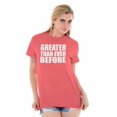 thumbnail image 4 of Greater Than Ever Before Motivational Unisex Plus Size Graphic Tee Brisco Brands 3X, 4 of 6