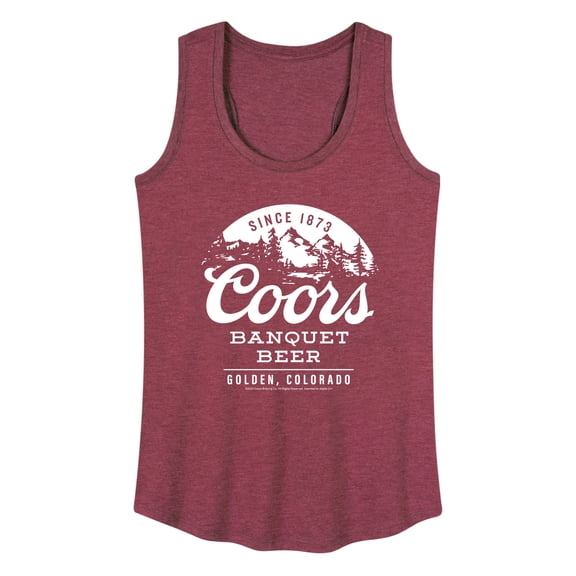 Coors Banquet - Born In The Rockies - Women's Racerback Graphic Tank