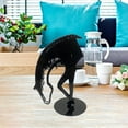 thumbnail image 5 of Kissing Horse Sculpture Modern Sculpture Outdoor Rural Metal Art Men's Gift, 5 of 5