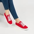thumbnail image 6 of Ecetana Canvas Shoes for Women Slip on Casual Low Top Sneakers Womens Tennis Shoes, 6 of 7