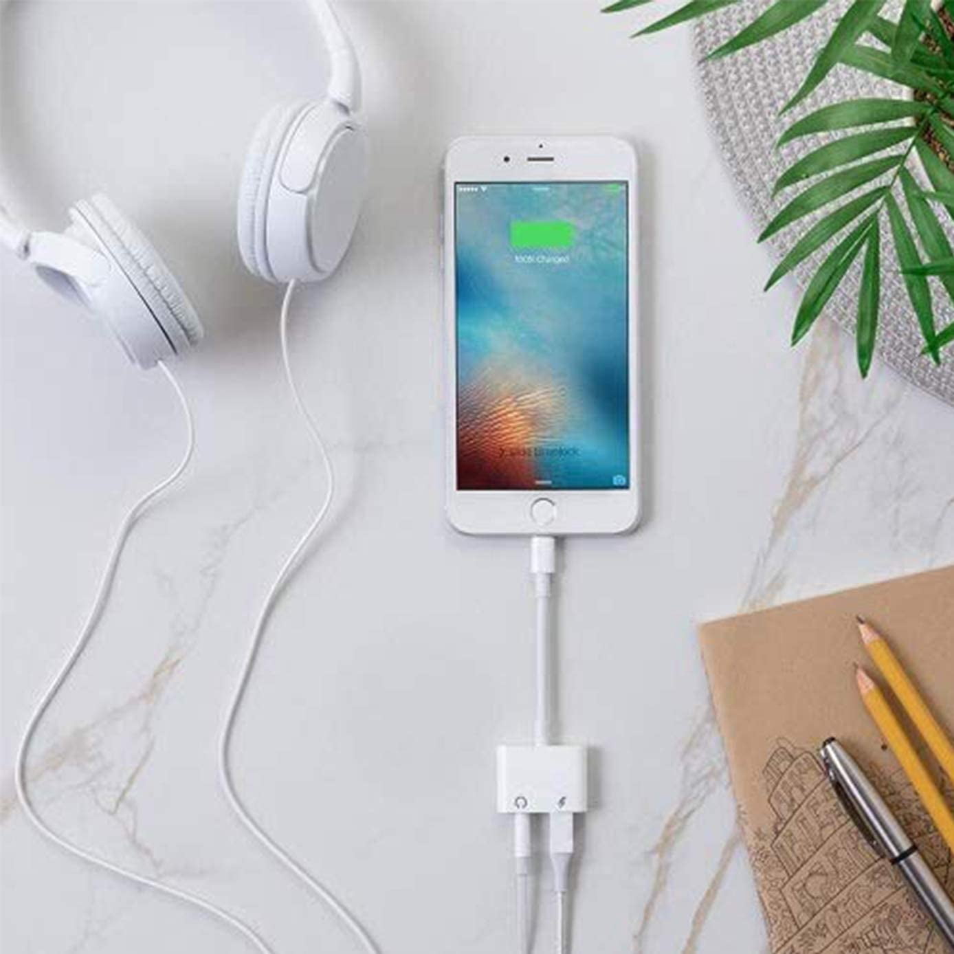 Jack Splitter Audio Dongle Adapter 