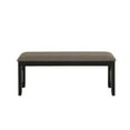 thumbnail image 7 of New Classic Furniture Potomac Polyester & Wood Dining Bench in Brown and Black, 7 of 7