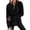 455#Black, variant on Women Quarter Zip Pullover Soft Mock Neck Half Zip Sweatshirt Long Sleeve Loose Drop Shoulder Scalloped Hem Top Tee