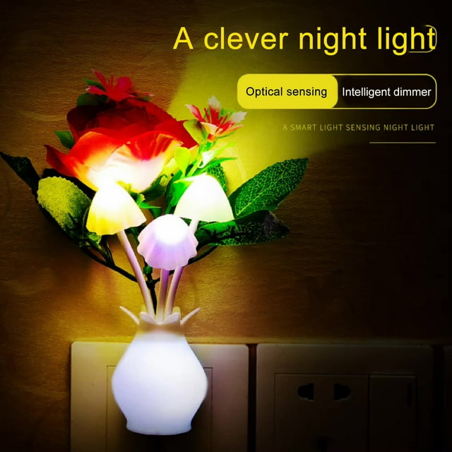 L lohas led night lights plug into wall 6pack plug in night light