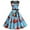 Blue 2, variant on BLTIBY Women's Vintage Christmas Dress Printed Xmas 1950s Rockabilly Swing Dresses Sleeveless Round Neck Lace Cocktail Prom Party Dress Outfits with Belt Blue XXL