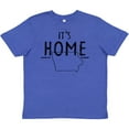 thumbnail image 3 of Inktastic It's Home- State of Iowa  Outline Distressed Text Youth T-Shirt, 3 of 5
