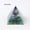 A, variant on TopLLC Styles Pyramids Crystal Crushed Stone Pyramids Home Crafts Resin Ornaments Bar Decoration 5cm the Crystal