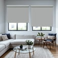 thumbnail image 2 of Keego Cordless Roller Shades for Window Mini Blackout Roller Blinds for Window Doors Custom Gray, 63"W x 36"H, 2 of 6