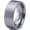 Grey Flat Tungsten, variant on Tungsten I Love You 3000 Quote Engraved Band Ring 8mm Men Women Comfort Fit Gray Flat Cut Brushed Polished