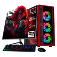 thumbnail image 1 of Xtreme PC Gaming Geforce RTX 5060 AMD Ryzen 7 5700 32GB SSD 1TB Monitor 27 165Hz WIFI Red, 1 of 6