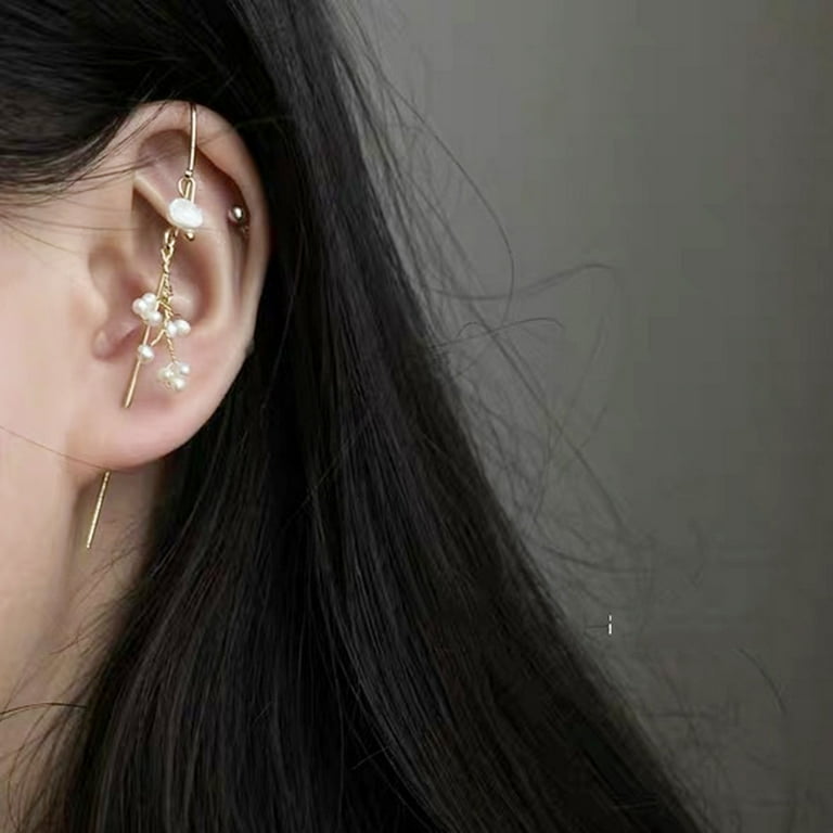 Ear wrap crawler 2024 hook earrings walmart