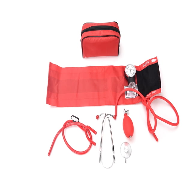 Kit Baumanometro Aneroide Manual Con Estetoscopio y Maletin Picool Baumanómetro Aneroide
