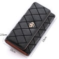 thumbnail image 3 of Fortune Portefeuille Femme en Cuir PU avec Fermeture Éclair Longue pour Cartes et Argent, 3 of 4