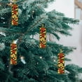 thumbnail image 3 of Adornos navideños personalizados para el árbol | Colgantes con monograma de 26 letras y diseño de gorro de Papá Noel, 3 of 5