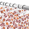 thumbnail image 6 of Shower Curtains Sets for Bathroom Decor Fall Maple Leaf Red Watercolor Waterproof Bathroom Curtain with Hooks, Farm Plant on White for Bathroom Decor,72x72IN, 6 of 6