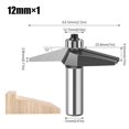 thumbnail image 2 of 15 Degree Chamfer Edge Forming Router Bit 12mm 1/2inch Shank Bevel Flush Trim Bit Woodworking Milling Cutter Bits ,Easy to Operate, 2 of 5
