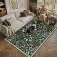thumbnail image 5 of BERTHMEER Area Rugs for Living Room 8x10 Area Rug Green Flora Rug Flower Washable Non Slip Vintage Rug for Bedroom Farmhouse Office Dining Room, 5 of 9