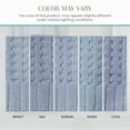 thumbnail image 5 of Home Weavers Willow Bath Towels Set of 6, 100% Cotton Zero Twist, 630 GSM, Soft Absorbent Quick Dry, 27x54 inch, Blue, 5 of 8