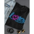 thumbnail image 3 of I Love 80S  Signboard  T-Shirt Women -Image by Shutterstock, Female Small, 3 of 4