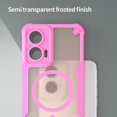 thumbnail image 5 of For Motorola Moto G35 5G Magnetic Case Compatible with MagSafe TPU + PC Phone Back Cover - Green, 5 of 5