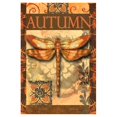 thumbnail image 1 of Toland Home Garden Autumn Glow 28 x 40 Inch Decorative Dragonfly Cattail House Flag, 1 of 1