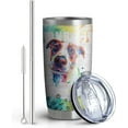 thumbnail image 3 of Jack Russell Terrier Gift for Women/Men,Jack Russell Terrier Insulated Tumbler Stainless Steel 20 oz, 3 of 5