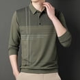 thumbnail image 4 of Blusa y camisa de manga larga con cuello vuelto para hombre, pijama deportivo para el hogar, camiseta de color liso, blusa deportiva de poliéster para hombre, 4 of 6