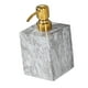 thumbnail image 5 of Dispensador de jabón con textura de mármol, recipiente para líquidos y loción para baño. Gris, 5 of 9