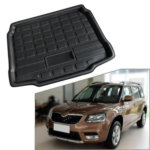 Boot Tray Cargo Liner Rear Trunk Floor Mat Carpet Luggage Tray For Skoda Yeti 5l 2009 2010 2011 2012 2013 2014 2015 2016 2017