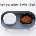 thumbnail image 1 of Food Feeders Pet Cat Double Bowls Feeder Adjustable Height Cats Dogs Drinker Water Bowl Dish Elevated Feeding Kitten Supplies ShopWise Round, 1 of 21