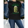 thumbnail image 2 of In Case Of Emergency Break Glass Sweatshirt Men's -SmartPrintsInk Designs, 2 of 4