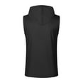 thumbnail image 4 of Men's Hoodies Big And TallCasual Hooded Pullover Sleeveless Button Hooded, 4 of 5