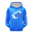 thumbnail image 6 of Girls Y2k Football Sweatshirt Cute Rugby Graphic Hoodies Pullover Football Season Long Sleeve Oversized Tops with Pockets, 6 of 7