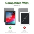 thumbnail image 3 of Dexnor for iPad 9th /8th /7th Generation Case 10.2 Inch, [Built in Screen Protector & Kickstand] with Pen Holder Heavy Duty Shockproof Full Body Protective Cover for iPad 9th Generation Case (Black), 3 of 6