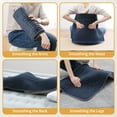 thumbnail image 5 of Heating Pad for Back Relief, Sable 24" X 12" XXX-Large Heating Pads for Cramps,Electric Heating Pad Xl with 6 Fast Heating Settings,Moist Dry Heat Options,Auto-Off,Machine Washable, 5 of 9