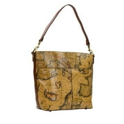 Patricia Nash Harper Leather Shoulder Bag with Crossbody Strap MSRP $249