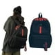 thumbnail image 5 of Mochilas estudiantiles de gran capacidad, mochilas de viaje de moda con letras en inglés, adecuadas para los viajes diarios de la escuela, 5 of 10